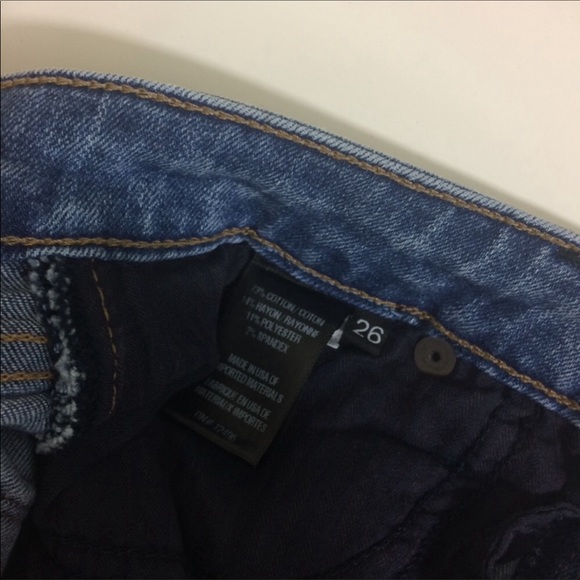 Parker Smith Straight fray hem jeans Size 26 NWOT - Picture 6 of 7